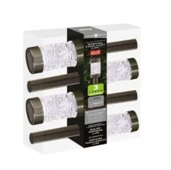 Smart Solar Montana Solar Lights 4 Pack - Stainless Steel -Wolf Garden Sales Store 39353 11963
