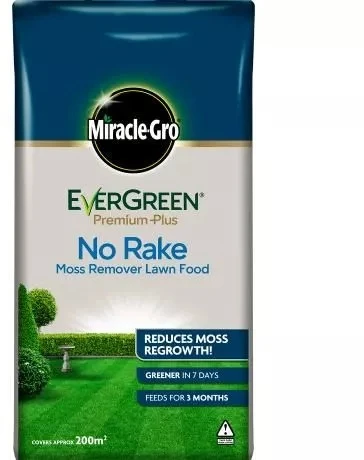 Miracle-Gro Premium+ No Rake Feed & Moss 200sqm 1 Miracle-Gro Premium+ No Rake Feed & Moss 200sqm