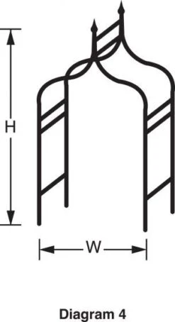 Tildenet Gothic Arch 7 Tildenet Gothic Arch -Wolf Garden Sales Store 43470 7035