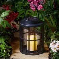 Smart Solar Urbane Lantern - Black
