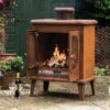 Woodlodge Bude Premium Rust Finish Fireplace