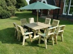 Churnet Valley Ergo 8 Seater Square Set - 8 X Chairs