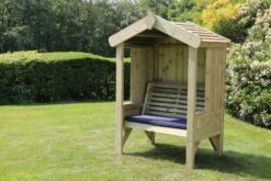 Churnet Valley Cottage Arbour Fully Enclosed 2 Seater -Wolf Garden Sales Store 46806 2512