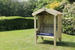Churnet Valley Cottage Arbour Fully Enclosed 2 Seater -Wolf Garden Sales Store 46806 2513