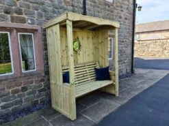 Churnet Valley Four Seasons 3 Seater Arbour -Wolf Garden Sales Store 46819 2468