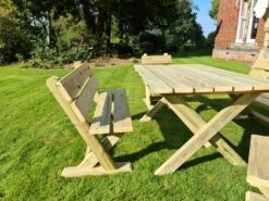 Churnet Valley Ashcombe Table Set 6 Seater -Wolf Garden Sales Store 46841 2385