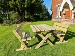 Churnet Valley Ashcombe Table Set 4 Seater -Wolf Garden Sales Store 46842 2382
