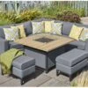 LG Outdoor Stockholm Fully Upholstered Modular Firepit Set
