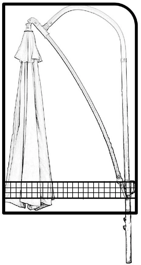 LG Outdoor DXCOV15 Large Cantilever Deluxe Cover 2 LG Outdoor DXCOV15 Large Cantilever Deluxe Cover - Image 2