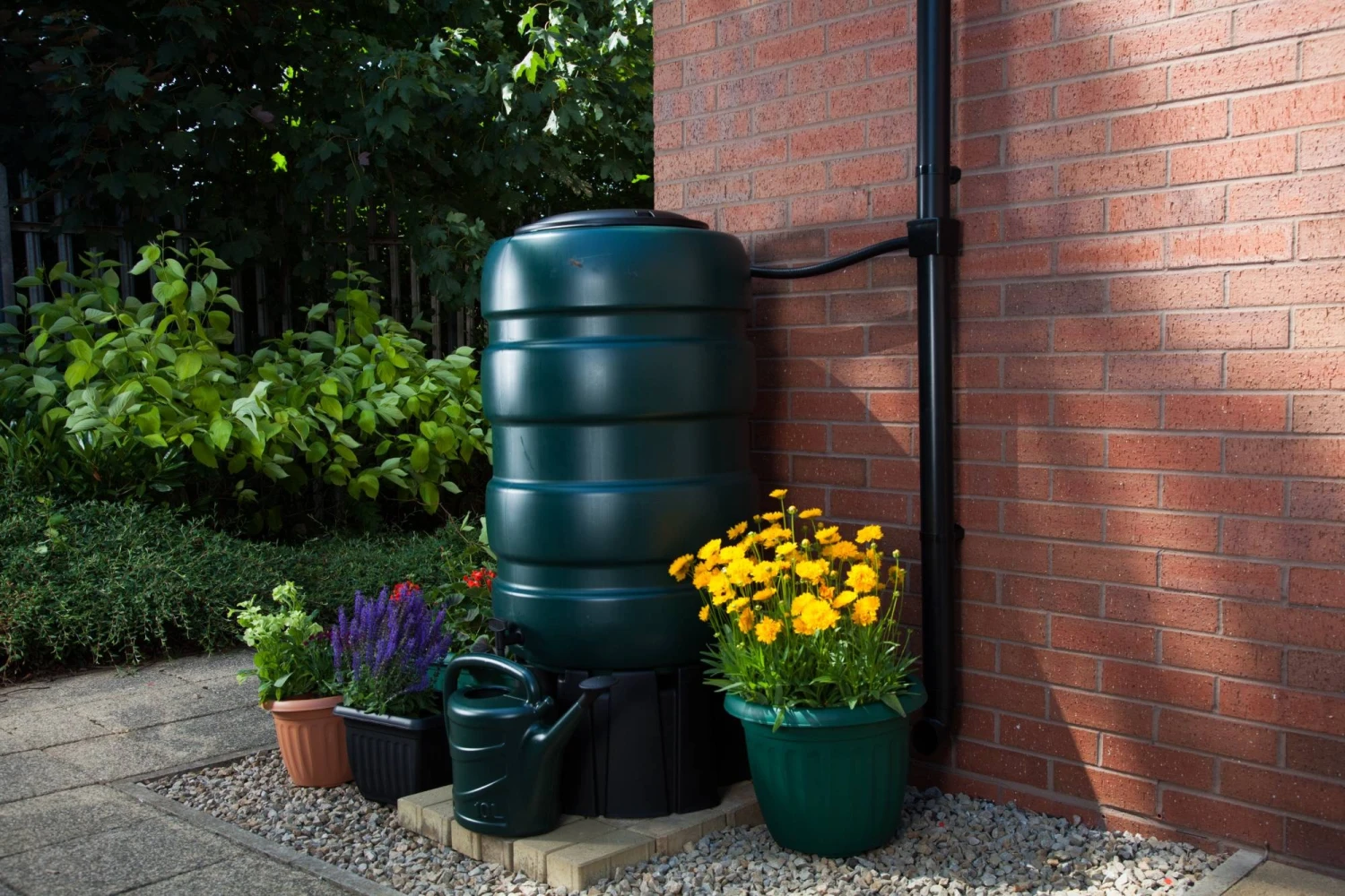 White Furze 230L Water Butt Set 2 White Furze 230L Water Butt Set - Image 2