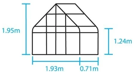 Halls Greenhouses Supreme Wall Garden 2 Halls Greenhouses Supreme Wall Garden - Image 2