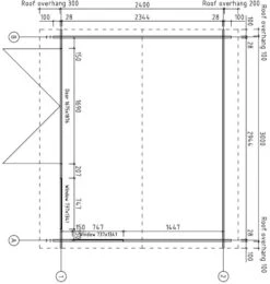 The Log Cabin Company Tallinn Studio 28mm -Wolf Garden Sales Store 48411 38076
