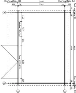 The Log Cabin Company Tallinn Studio Pent 28mm -Wolf Garden Sales Store 48412 38079